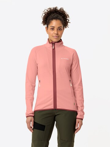 VAUDE Funktionsfleecejacke 'Monviso' in Orange: Vorderseite