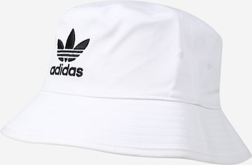 ADIDAS ORIGINALS - Chapéu 'Trefoil ' em branco: frente