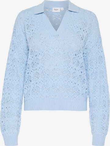 SAINT TROPEZ Pullover in Blau: Vorderseite