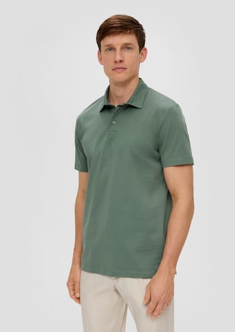 s.Oliver BLACK LABEL Poloshirt in Grün: predná strana