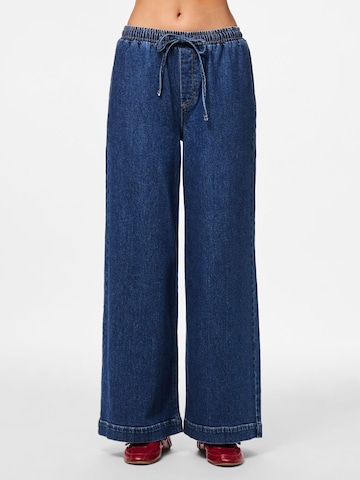 PIECES - Loosefit Vaquero ' PCSILKE' en azul: frente