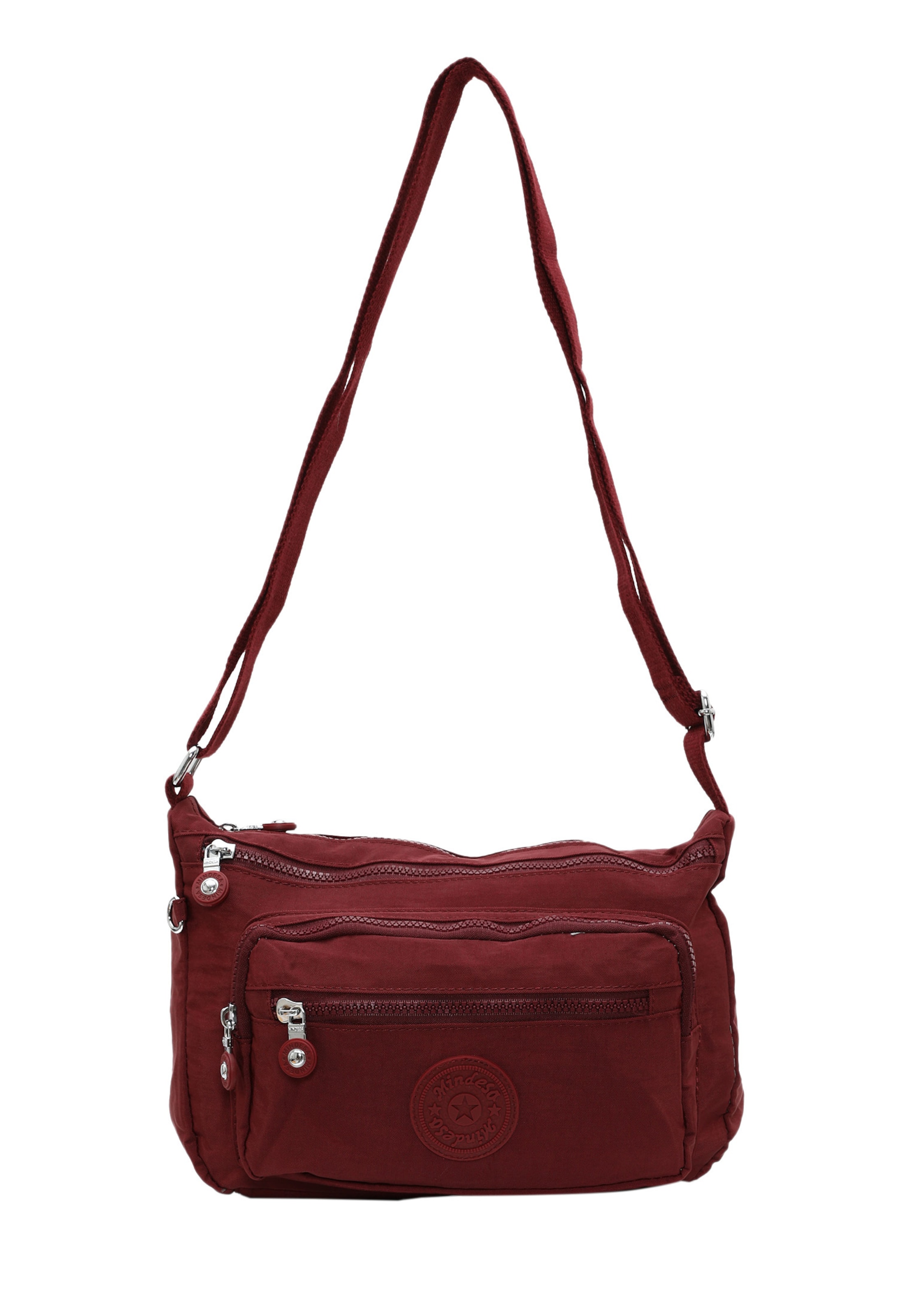 Mindesa - Mala de ombro em vermelho: frente