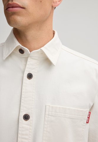 JOOP! Jeans Between-season jacket 'Harvi' in White