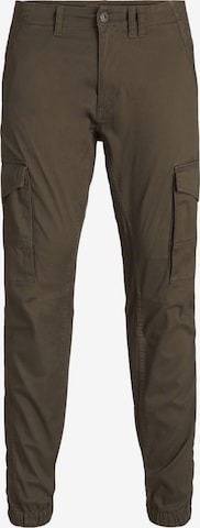 Jack & Jones Junior Bukser 'JNRPau JJFlake' i grøn: forside