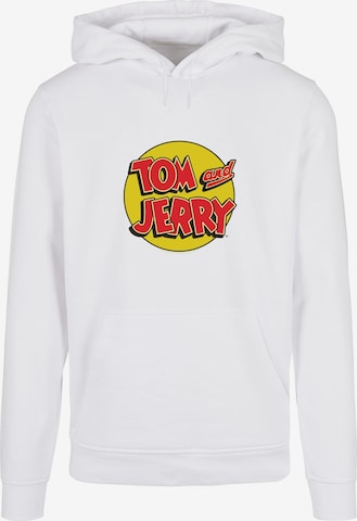 ABSOLUTE CULT Sweatshirt 'Tom and Jerry' in Weiß: predná strana