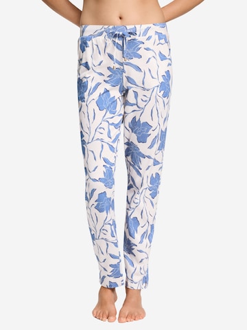 Hanro Pyjamabroek ' Sleep & Lounge ' in Blauw: voorkant