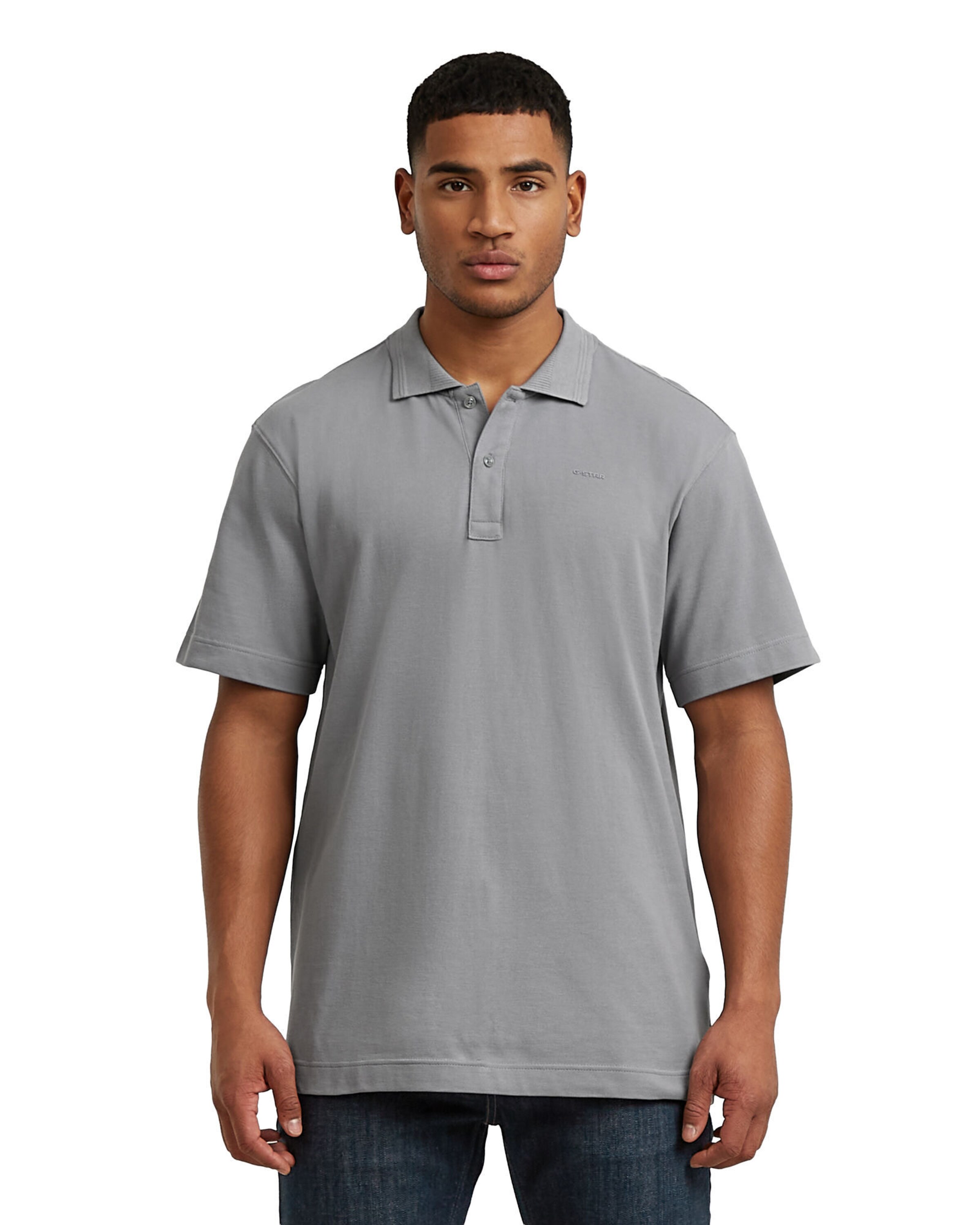 G-STAR Polo 'Core Regular Polo' in Grau: Vorderseite