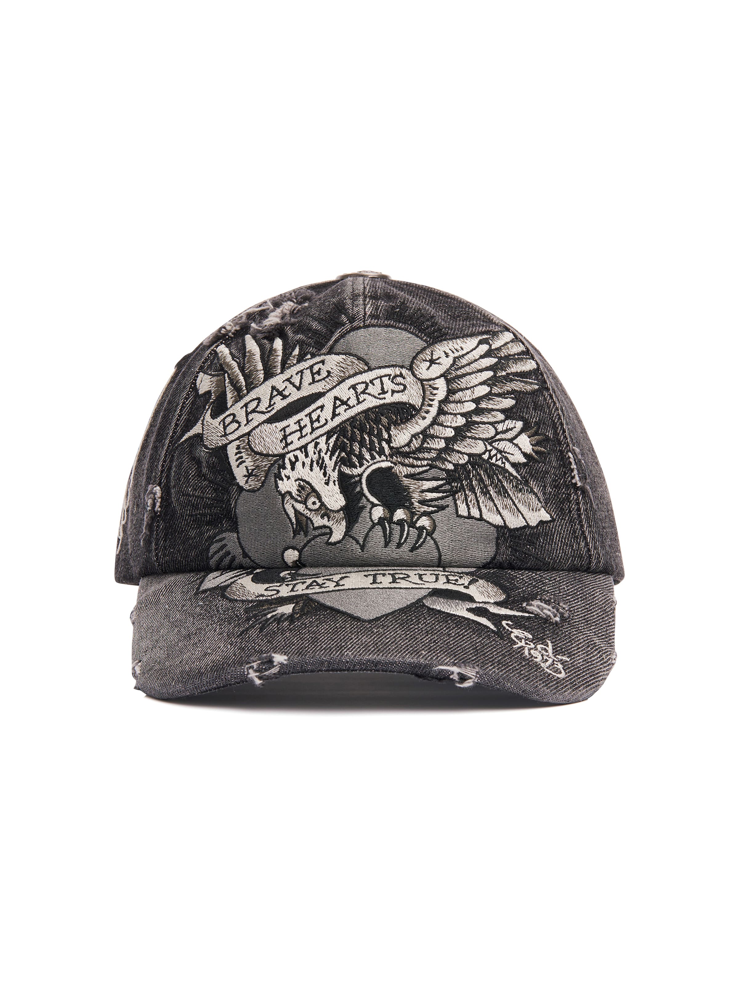 juoda Ed Hardy Kepurė 'Brave Hearts'