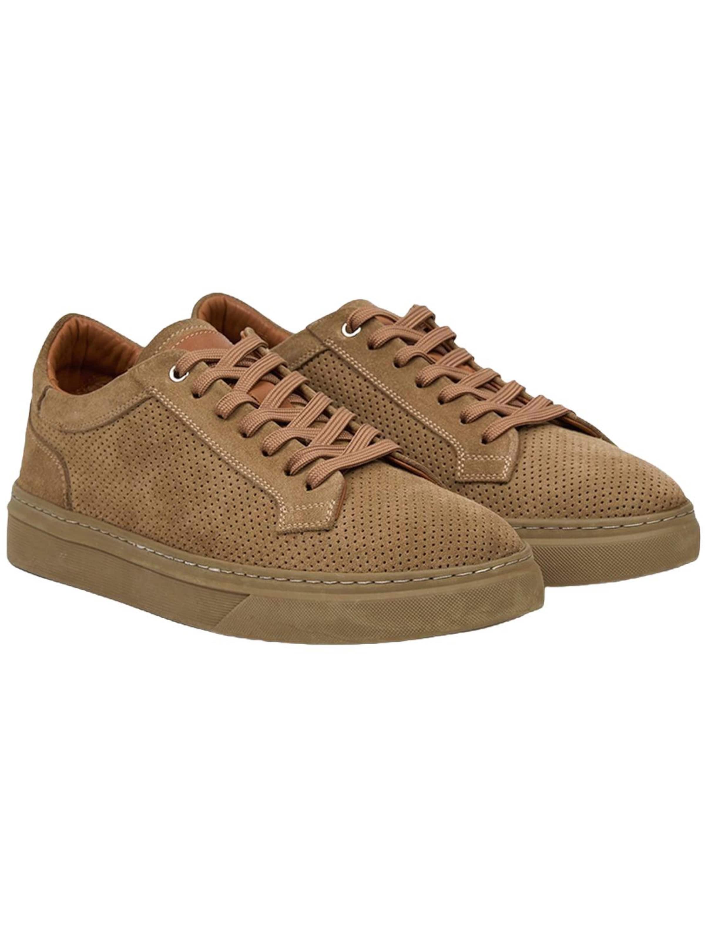 Desa Slip-on 'Schnürschuhe' in Beige: front