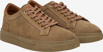 Desa Slip-on 'Schnürschuhe' in Beige: front