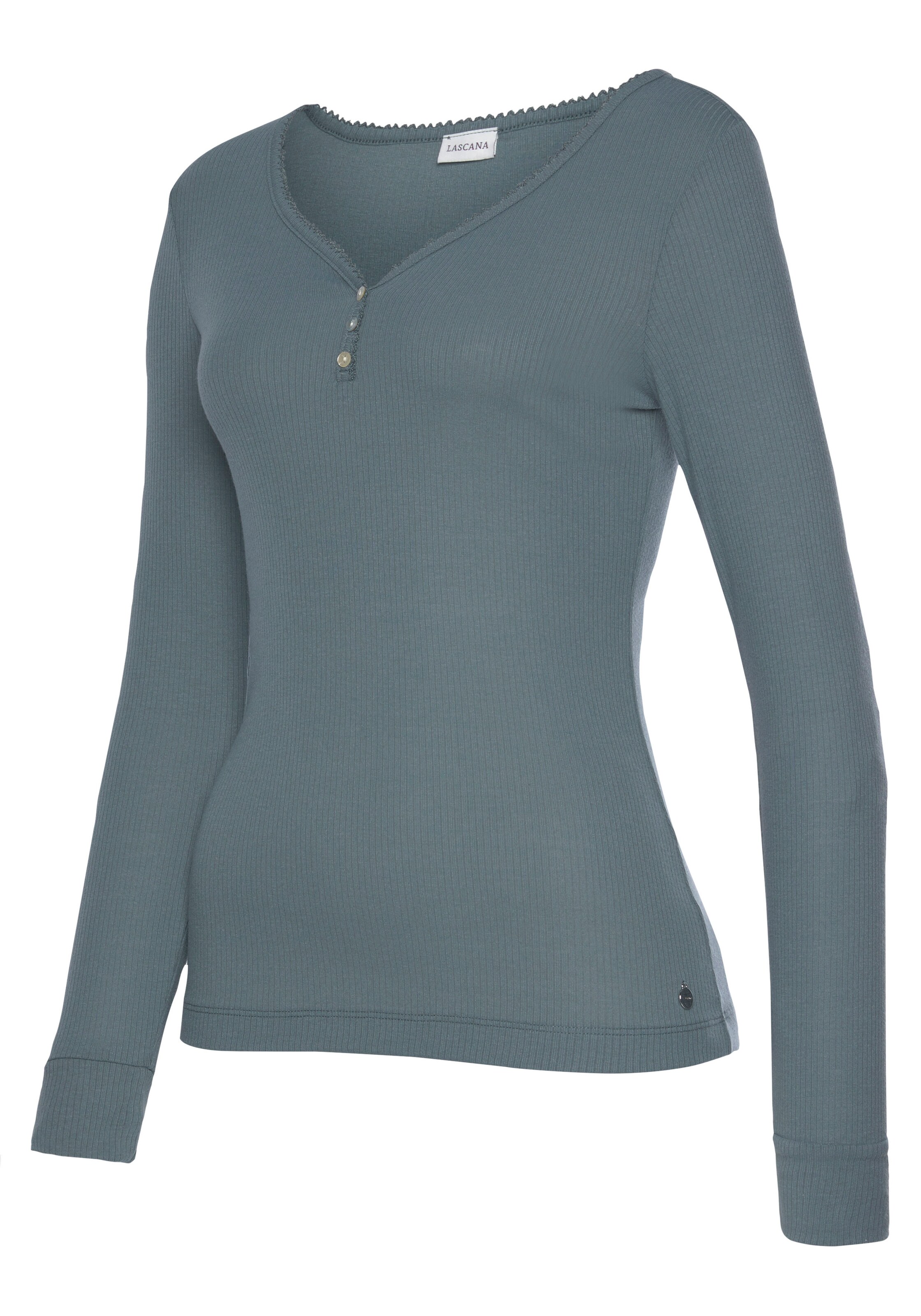 LASCANA Koszulka do spania w kolorze niebieski