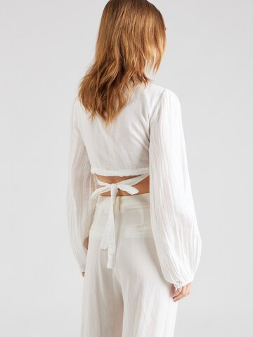 PIECES Blouse 'ASTINA' in White