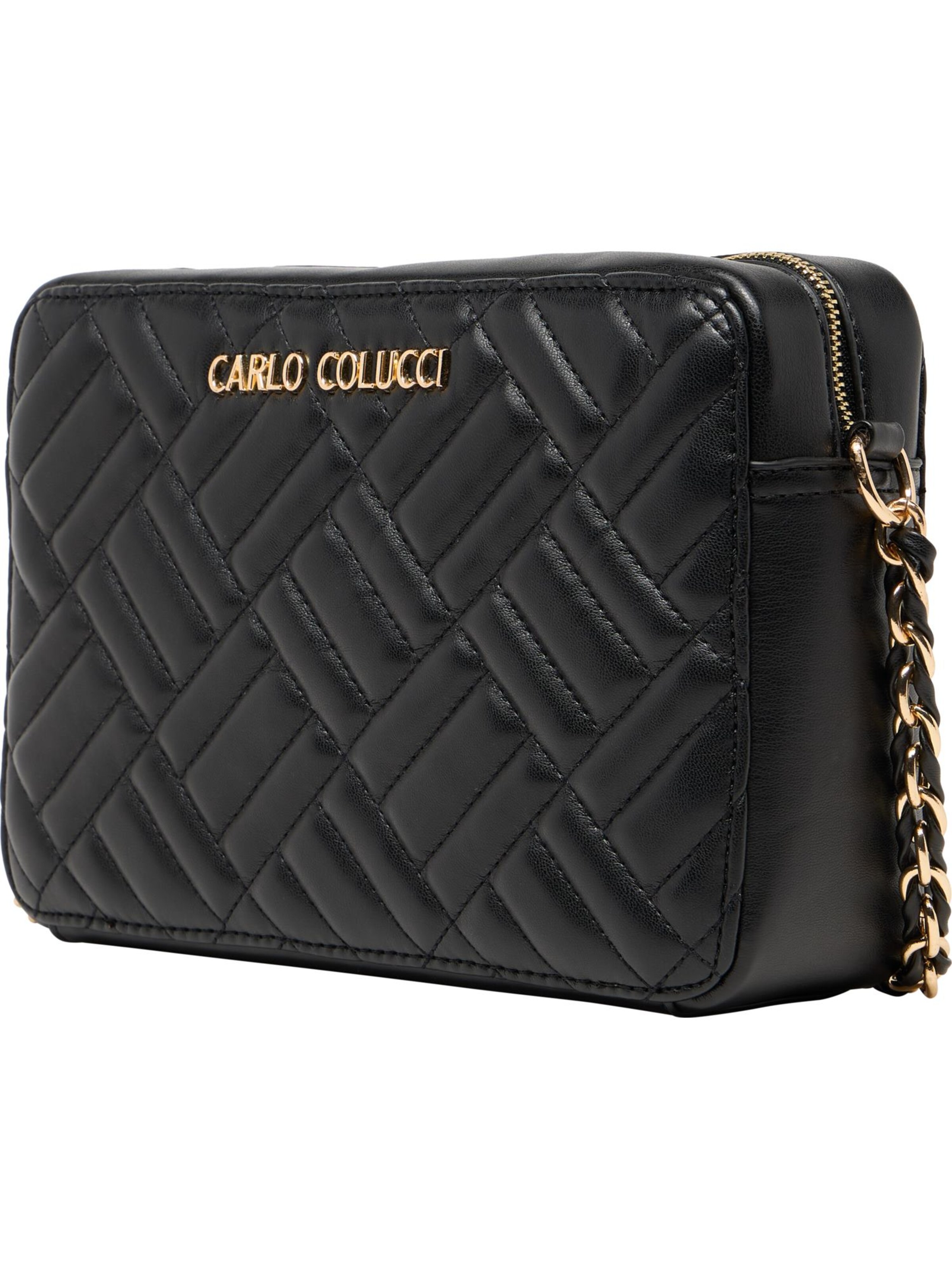 Sac à bandoulière 'Dolzan' Carlo Colucci en noir