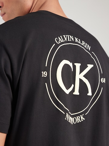 T-Shirt '20S APRIL' Calvin Klein Jeans en noir