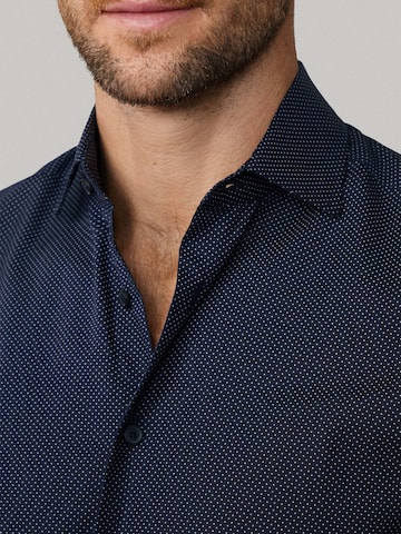 Hackett London Slim fit Overhemd in Blauw