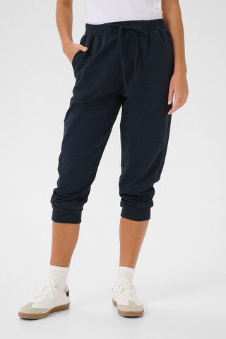 Kaffe Tapered Trousers 'Anne' in Blue: front