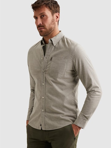 PME Legend - Ajuste regular Camisa 'Oxford shirt with chest pocket and button-down collar' en verde