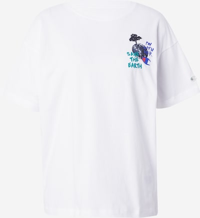Champion Authentic Athletic Apparel T-Shirt in blau / grün / schwarz / weiß, Produktansicht