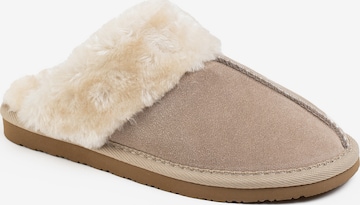 Minnetonka Hjemmesko 'Chesney' i beige