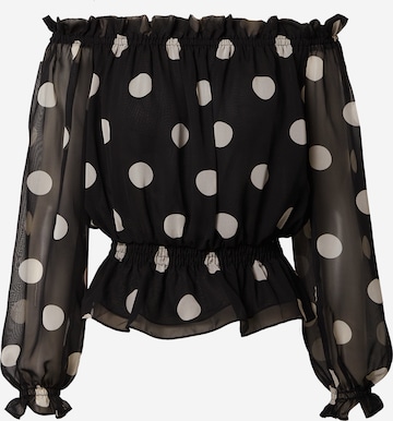 Miss Selfridge - Blusa en negro: frente