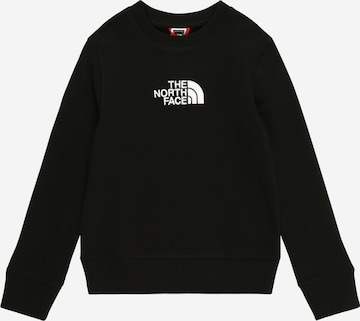 THE NORTH FACE Athletic Sweatshirt in Black: front