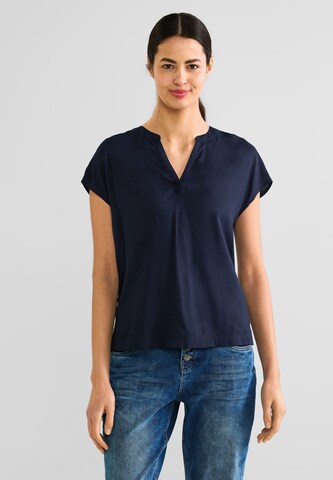 Camicia da donna di STREET ONE in blu: frontale