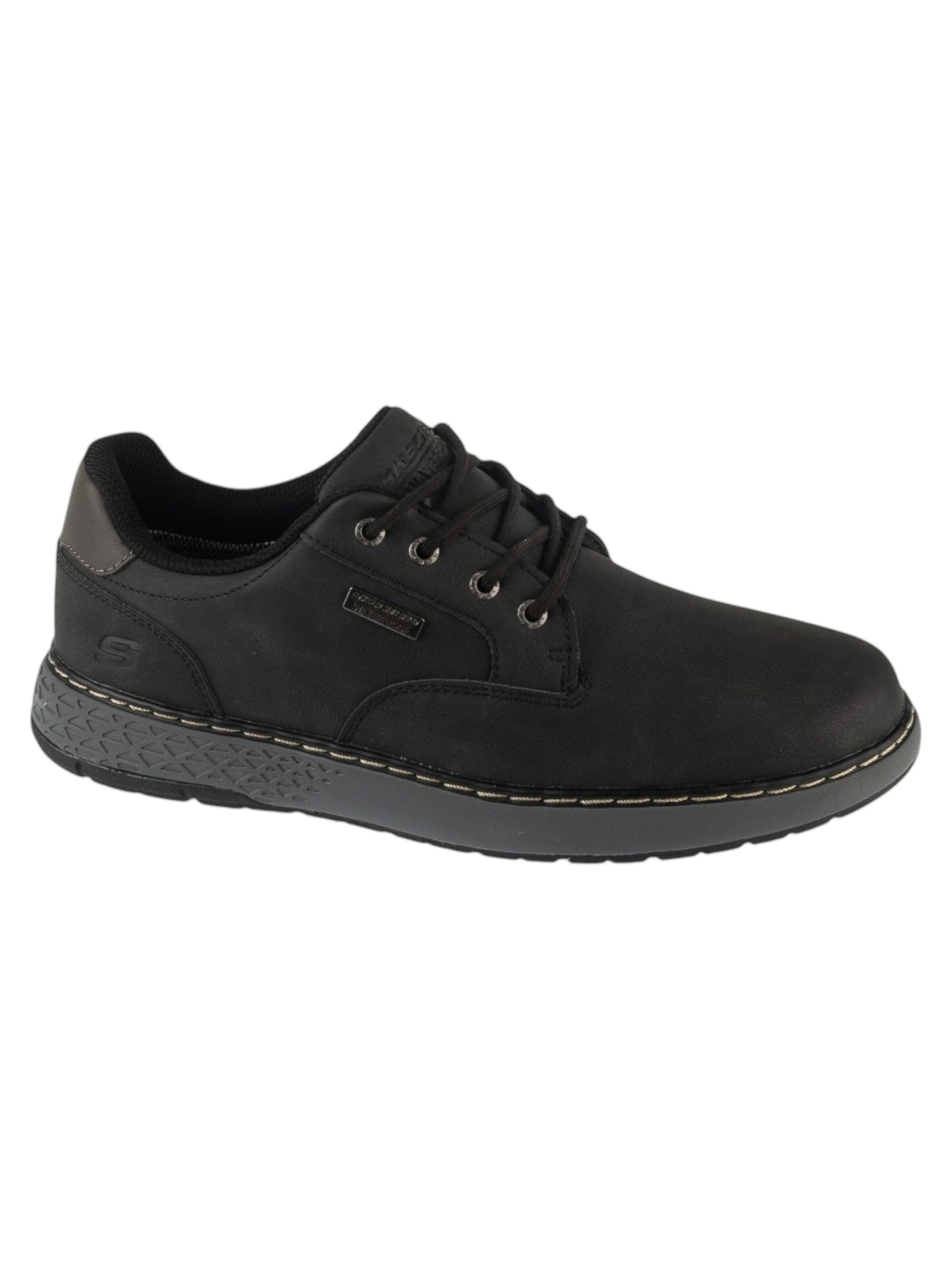 SKECHERS Veterschoen 'Skechers Garlan - Pryor' in Zwart: voorkant