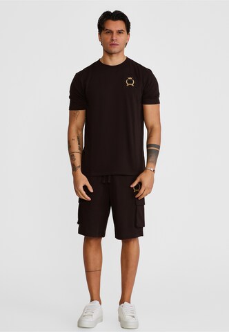 Tenue d'intérieur SikSilk en marron : devant