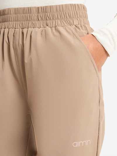 Aim'n Pleat-front trousers ' Espresso Windbreaker Pants ' in Mottled grey, Item view