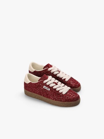 Scalpers Sneaker low 'New Gala' i rød