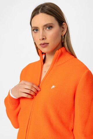 Geacă tricotată 'AILEEN' de la DENIM CULTURE pe portocaliu