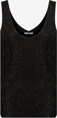 Deeluxe Top ' SHINE ' in Black: front