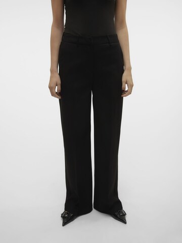Loosefit Pantalon à plis VERO MODA en noir