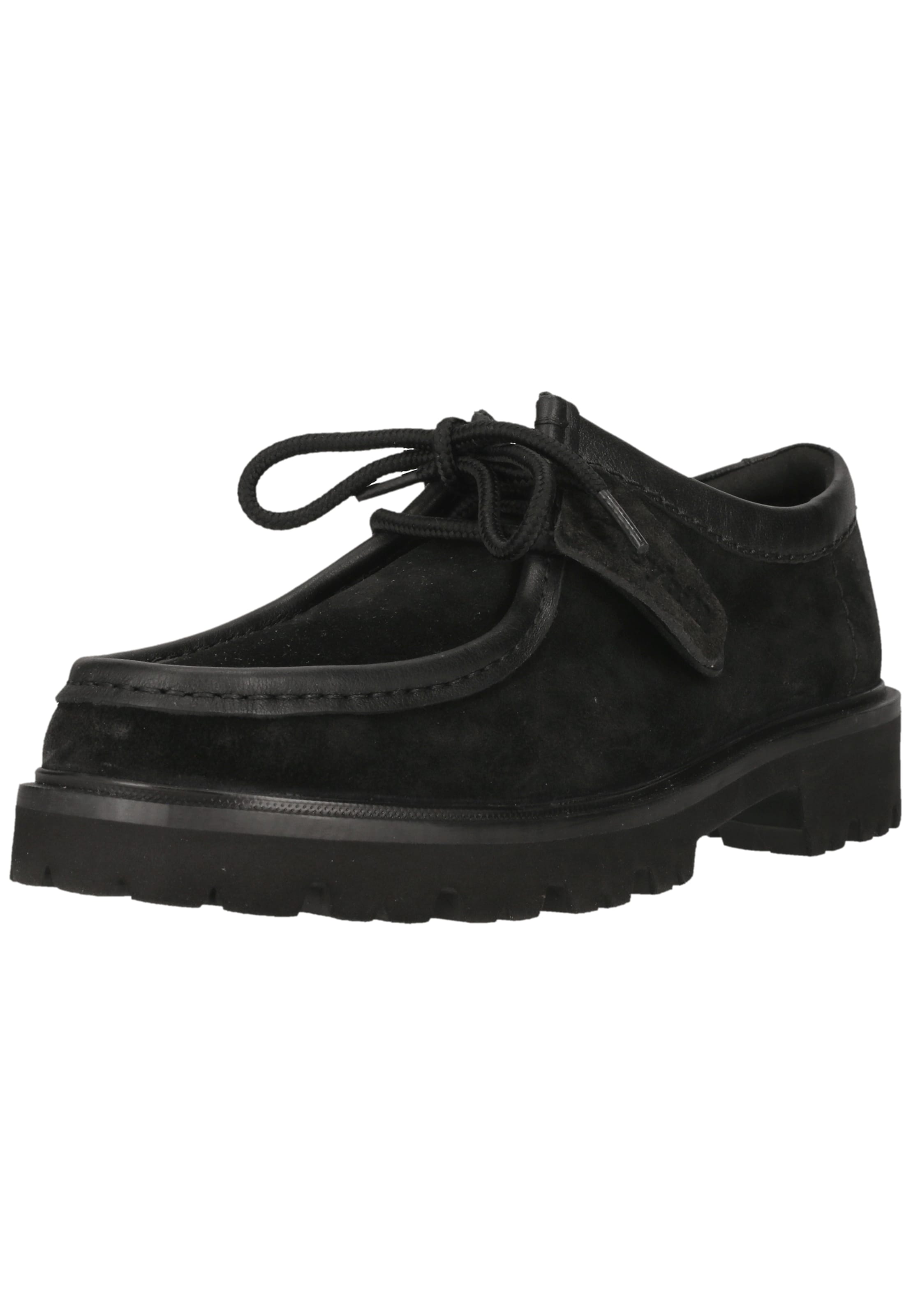 CLARKS Lace-up shoe 'Cleyhill Seam' in Black: front