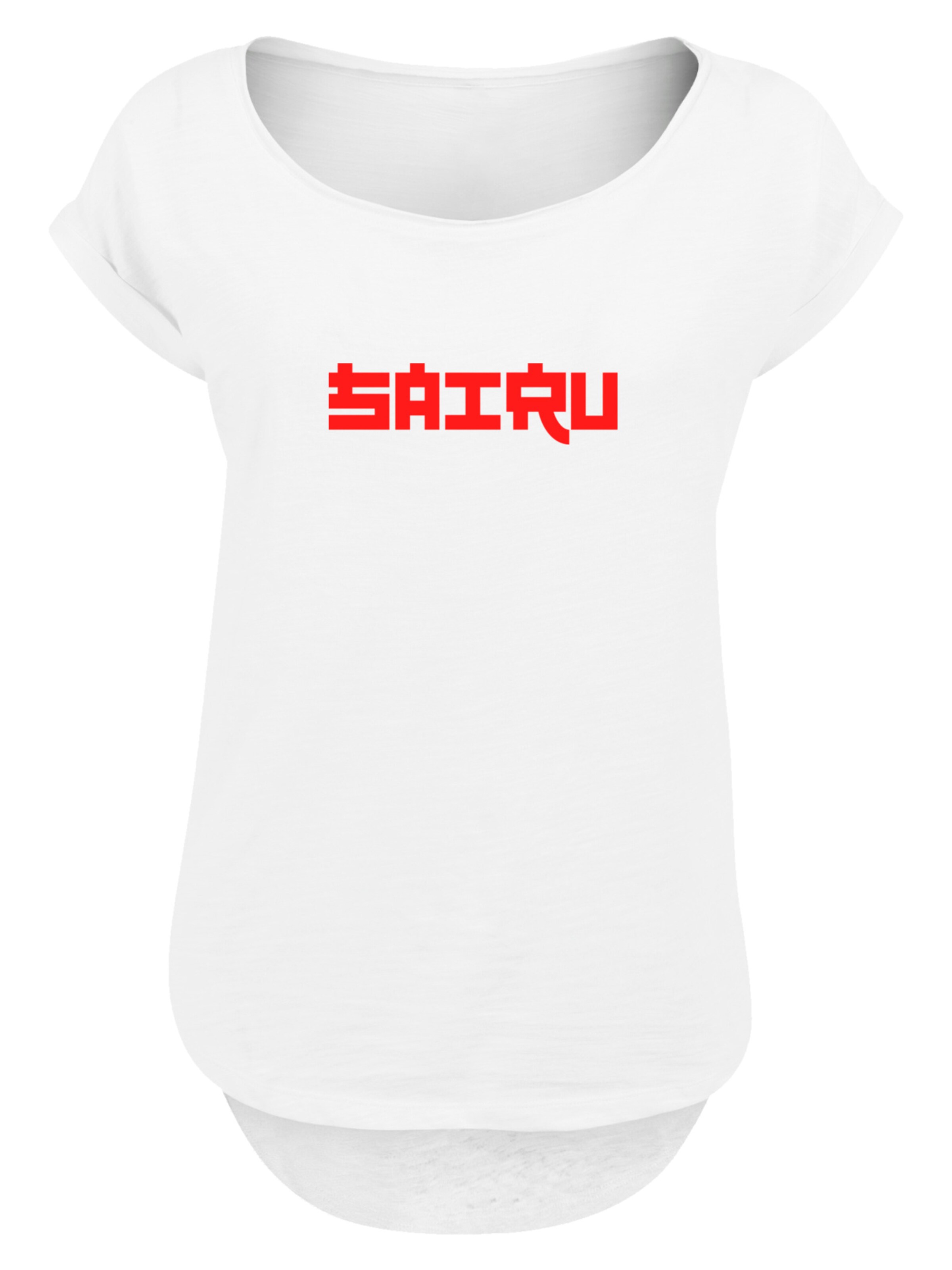 F4NT4STIC Shirt 'Koi Fish Japan Streetstyle' in White: front