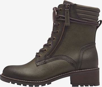 Bottines à lacets JANA en vert : devant