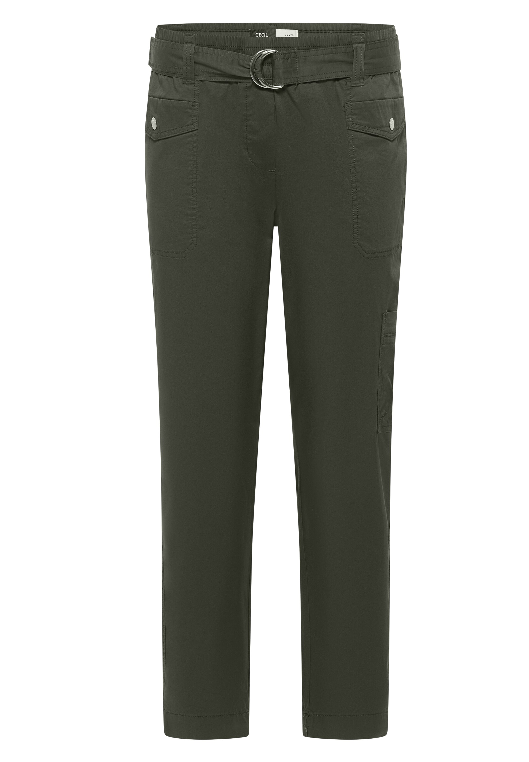 CECIL Slimfit Hose in Grün: Vorderseite