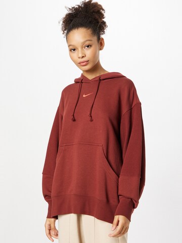 Sweat-shirt Nike Sportswear en marron : devant