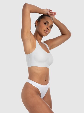 Bustier Soutien-gorge de sport ' Nysa ' Smilodox en blanc
