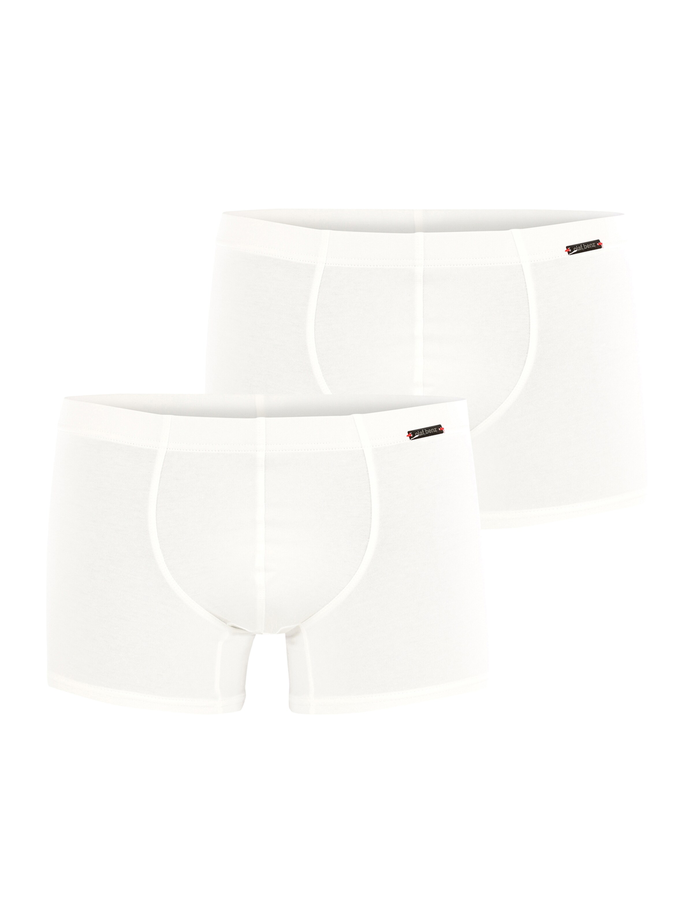 Olaf Benz - Calzoncillo boxer ' Casualpants 'RED 1601' 2-Pack ' en blanco: frente