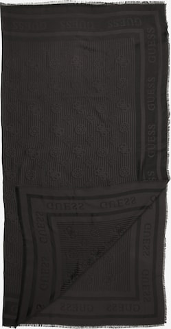 GUESS - Lenço 'ELLA' em preto: frente