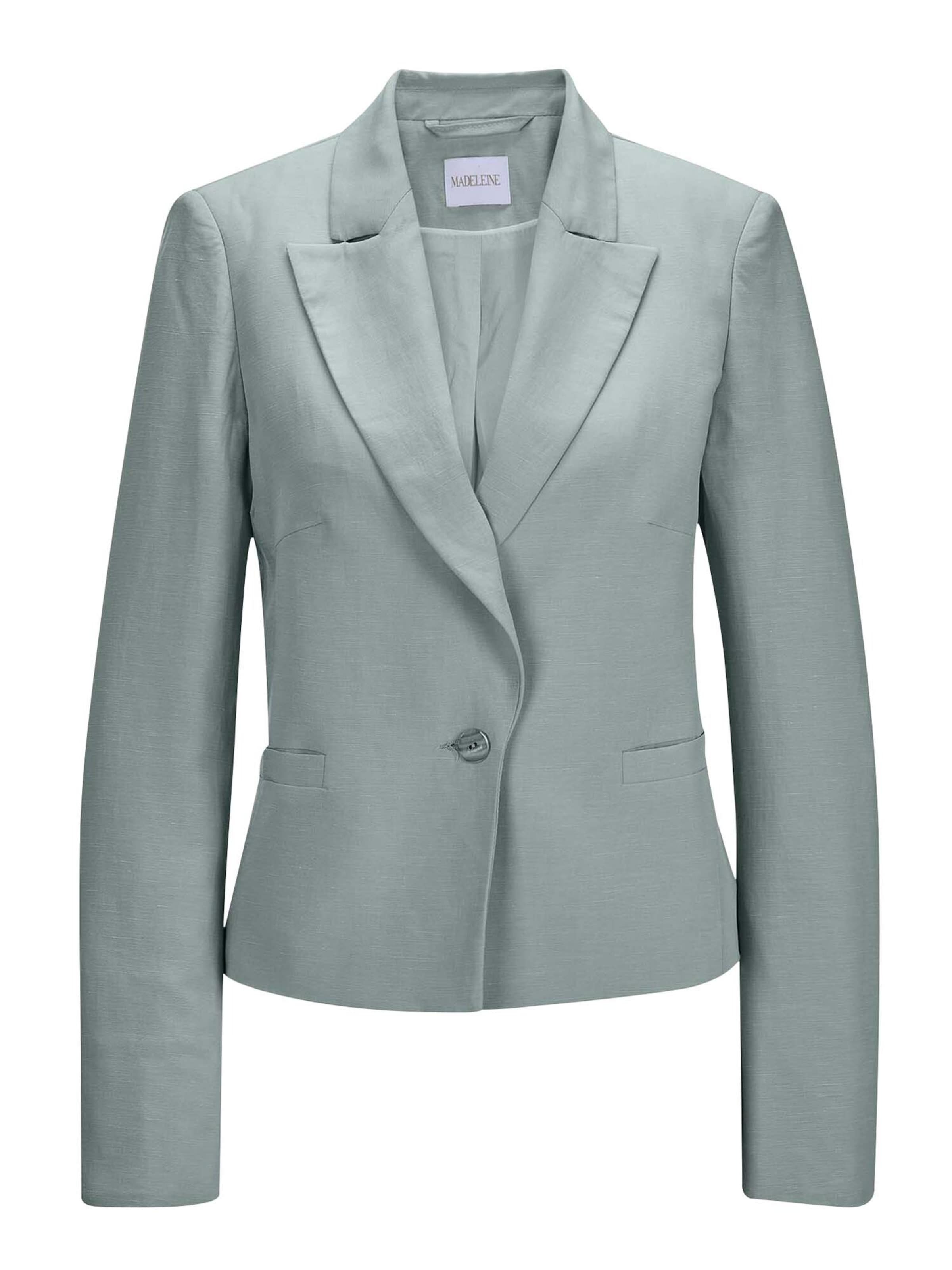 MADELEINE Blazer en menthe, Vue avec produit
