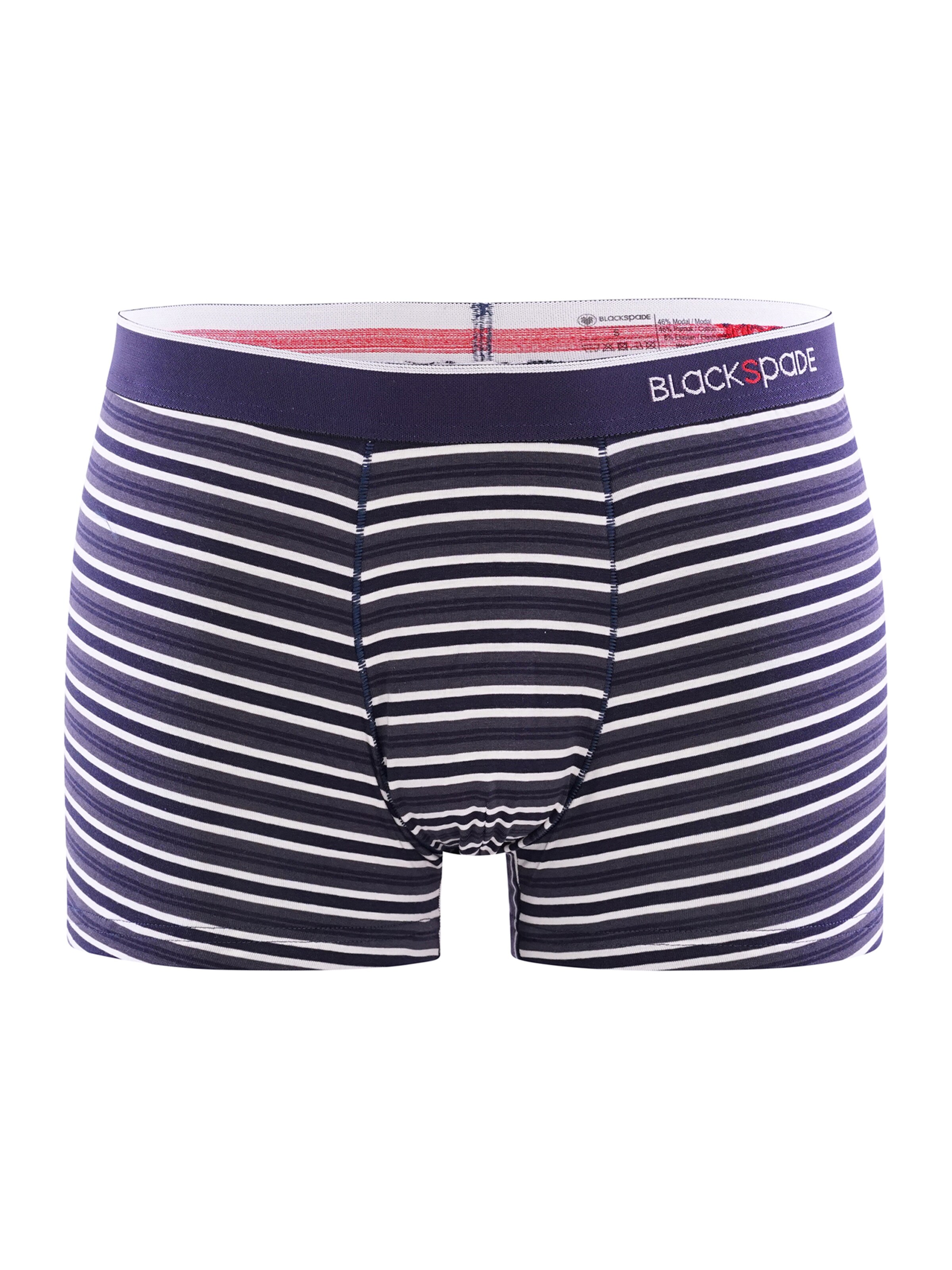 Blackspade - Calzoncillo boxer ' Stripes ' en azul