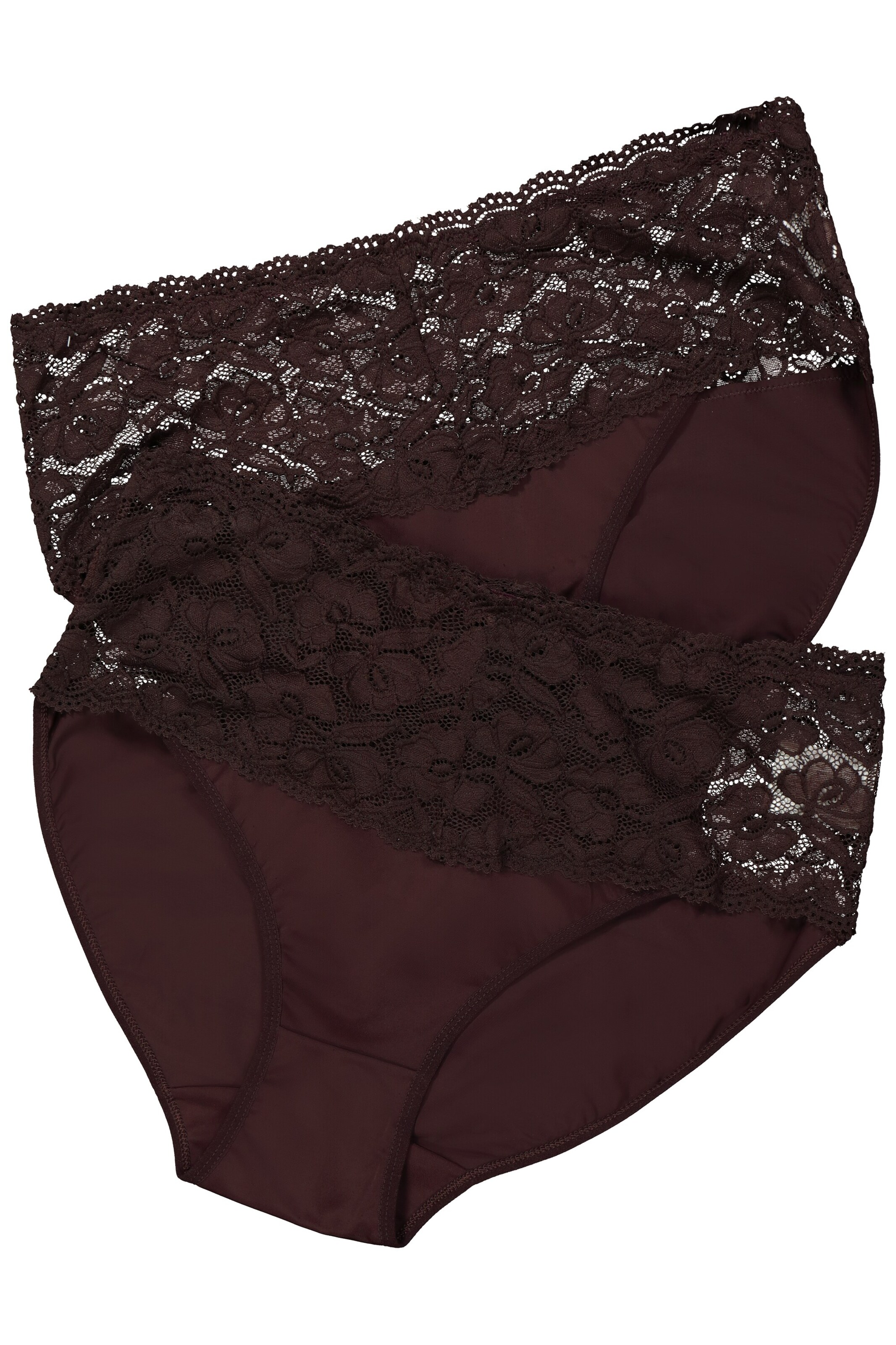Frauen Wäsche Ulla Popken Slip in Braun - LB23839 Frauen Wäsche Ulla Popken Slip in Braun - LB23839