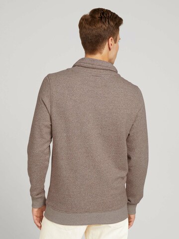 TOM TAILOR Sweatshirt in Braun