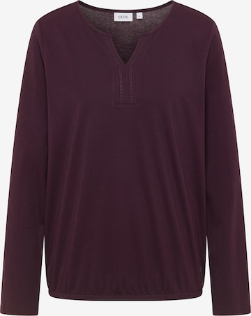 CECIL Shirt in Purple: front