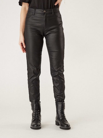 Coupe slim Pantalon 'Fcoaty' NAF NAF en noir : devant