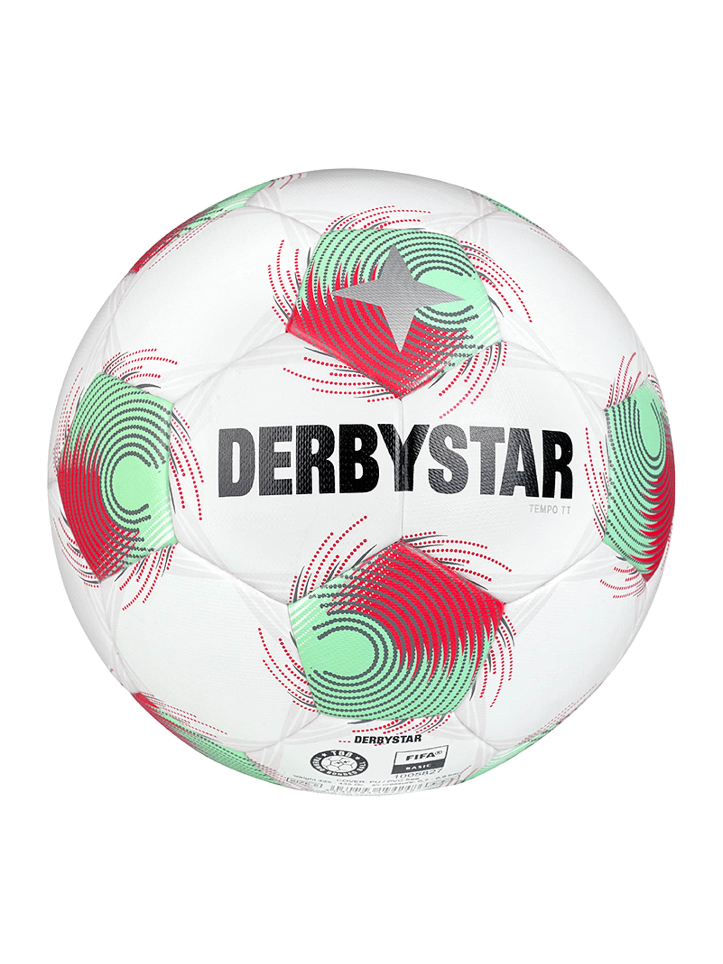 DERBYSTAR Ball in Weiß: Vorderseite