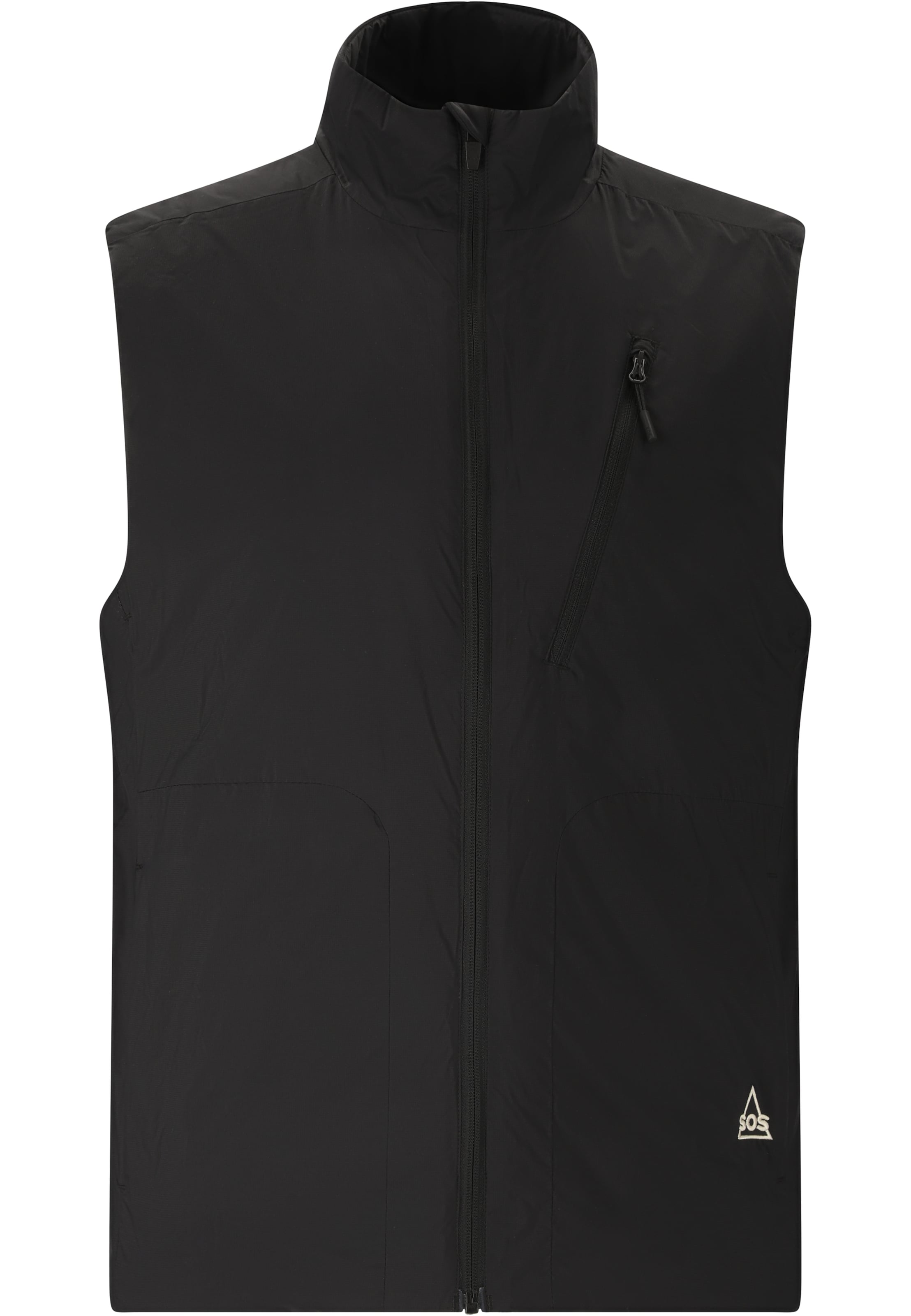 SOS Sports vest 'Maying' in Black: front