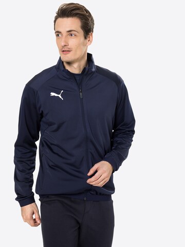 Giacca per l'allenamento di PUMA in blu: frontale